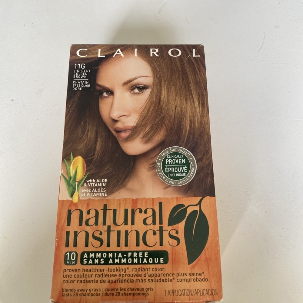 Clairol Natural Instincts Ammonia-Free Hair Color #6.5G LIGHTEST GOLDEN BROWN